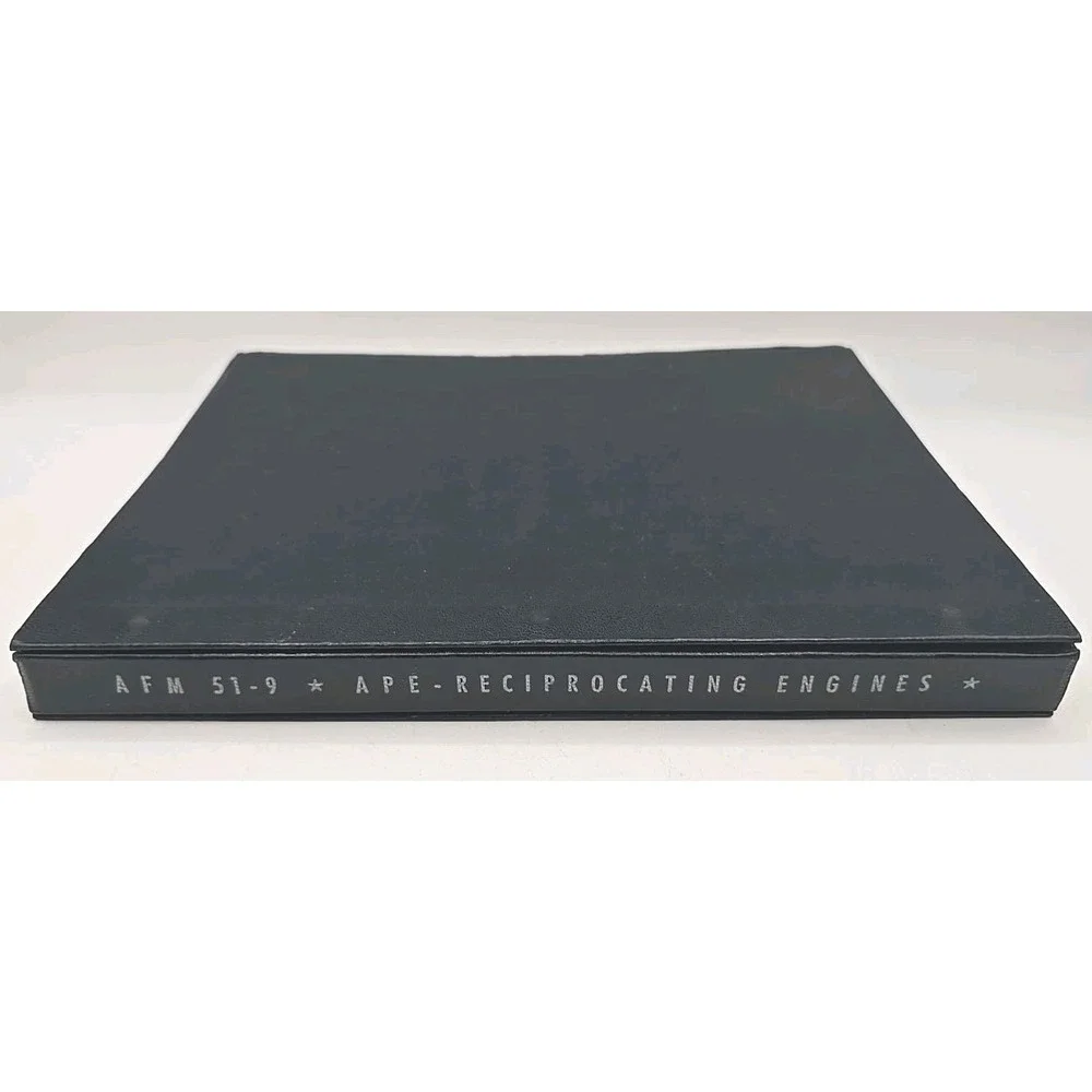 Aircraft Performance Engineering Reciprocating Engines AF Manual 51-9 1954 M668